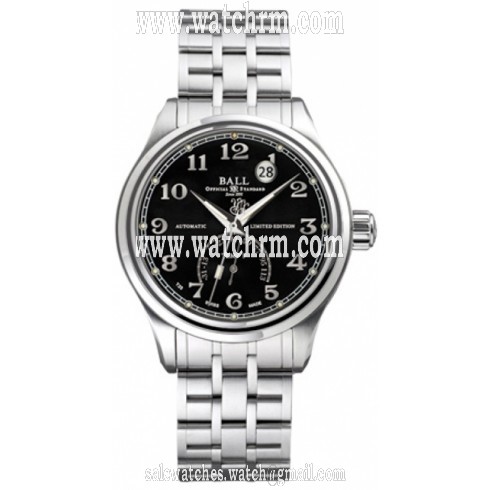 Ball Trainmaster Celsius Automatic Black Dial Steel Men's Watch NT1050D-SJ-BKC