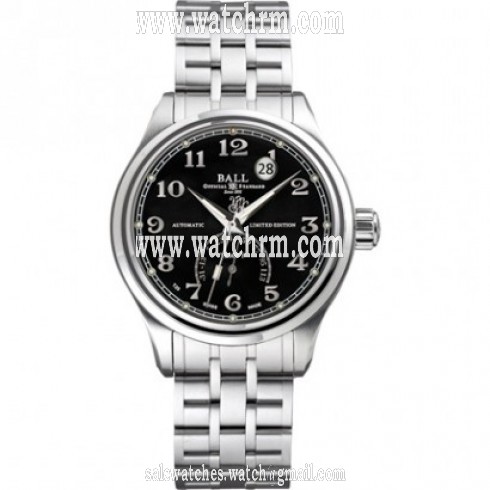 Ball Trainmaster Fahrenheit Automatic Black Dial Men's Watch NT1050D-SJ-BKF