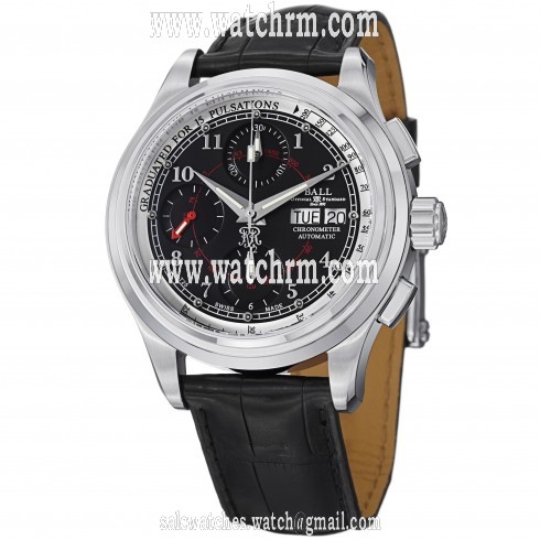 Ball Trainmaster Pulse Meter Automatic Black Dial Men's Watch CM1010D-LCJ-BK
