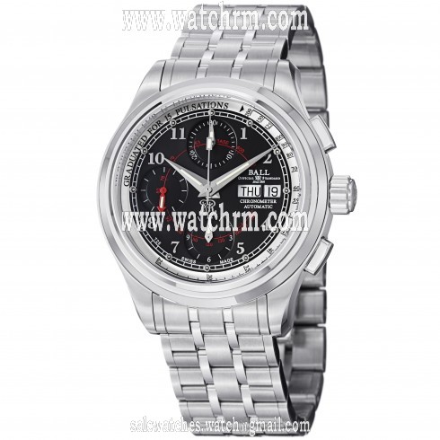 Ball Trainmaster Pulse Meter Automatic Black Dial Men's Watch CM1010D-SCJ-BK