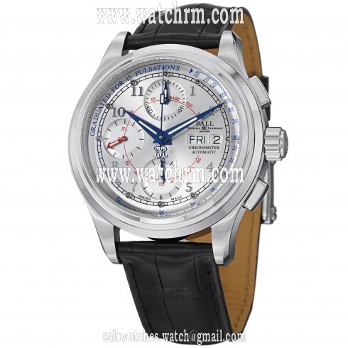 Ball Trainmaster Pulse Meter Automatic Silver Dial Men's Watch CM1010D-LCJ-SL