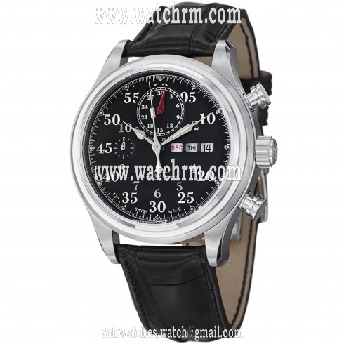 Ball Trainmaster Racer Automatic Black Dial Leather Men's Watch CM1030D-L1J-BK
