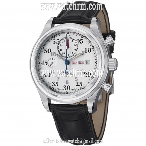 Ball Trainmaster Racer Automatic White Dial Leather Men's Watch CM1030D-L1J-WH