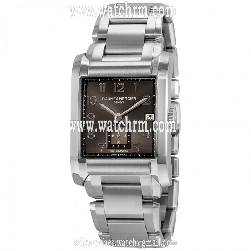 Baume and Mercier Automatic Black Dial Stainless Steel Men's Watch 10048