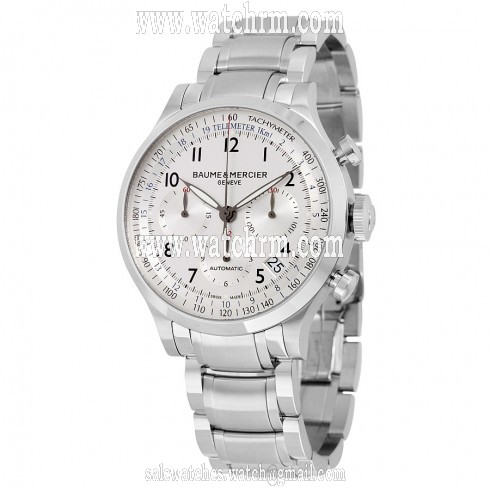 Baume and Mercier Capeland Silver Dial Automatic Men's Watch 10064