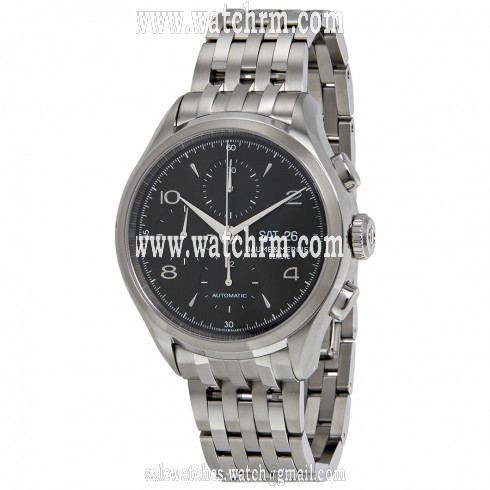 Baume et Mercier Clifton Chronograph Black Dial Stainless Steel Men's Watch MOA10212