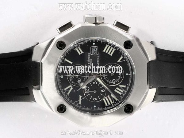 Baume Mercier Riviera XXL 8669 Round Stainless Steel Case Watch