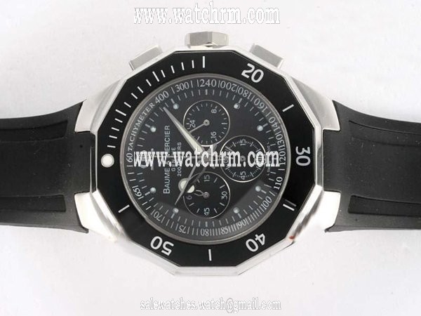Baume Mercier Riviera XXL 8723 Stainless Steel Bezel Automatic Mens Watch