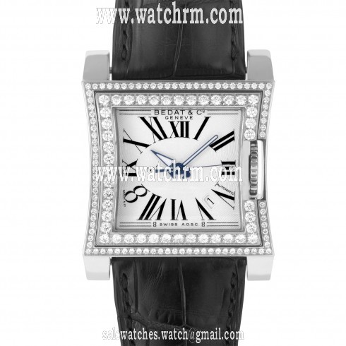 Bedat No. 1 Silver Dial Diamond Automatic Ladies Watch 114.050.100