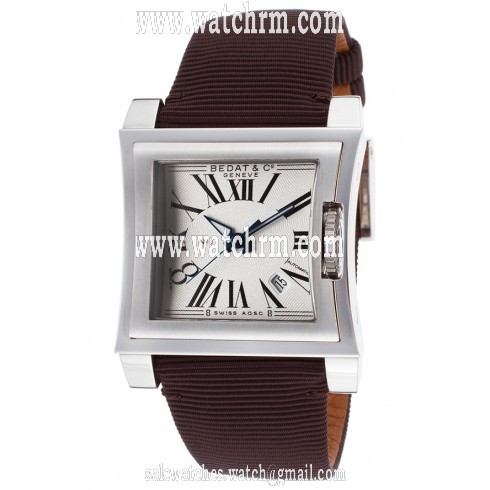 Bedat No. 1 Silver Dial Satin Strap Automatic Unisex Watch 114.010.100