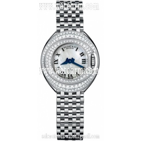 Bedat No 2 Mother of Pearl Dial Stainless Steel Diamond Ladies Watch 227.051.900