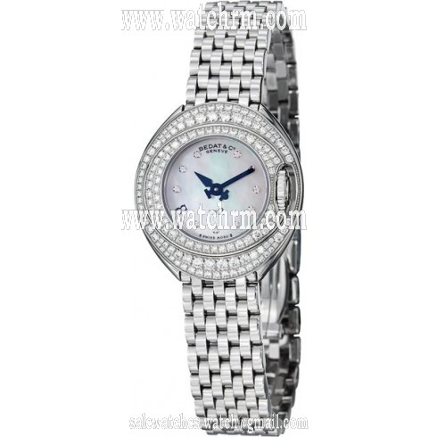 Bedat No 2 Mother of Pearl Diamond Stainless Steel Ladies Watch 227.051.909