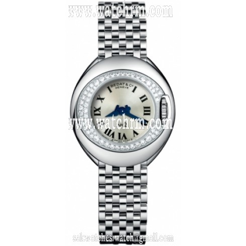 Bedat No. 2 Silver Dial Stainless Steel Diamond Ladies Watch 227.031.600