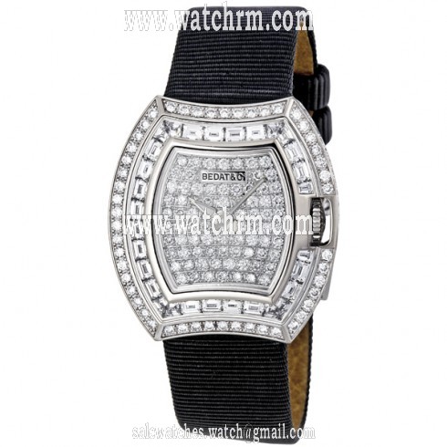 Bedat No. 3 Diamond 18k White Gold Ladies Watch 324.550.000