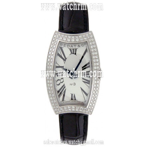 Bedat No. 3 Diamond Steel Ladies Watch 384.030.600
