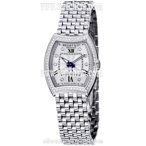 Bedat No 3 Silver Dial Stainless Steel Bracelet Ladies Watch 305.021.109