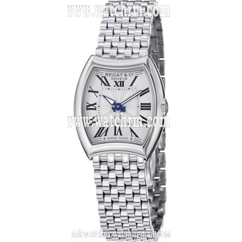Bedat No 3 Silver Dial Stainless Steel Ladies Watch 305.011.100