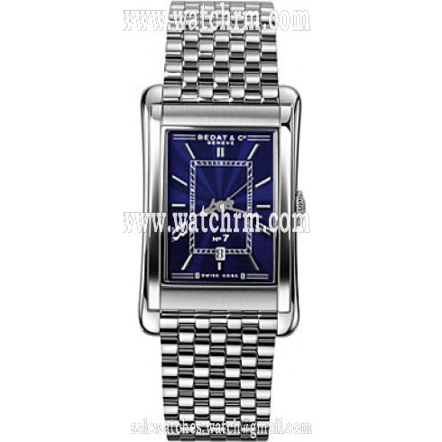 Bedat No. 7 Blue Dial Silver Stainless Steel Automatic Men's Watch 718.011.520