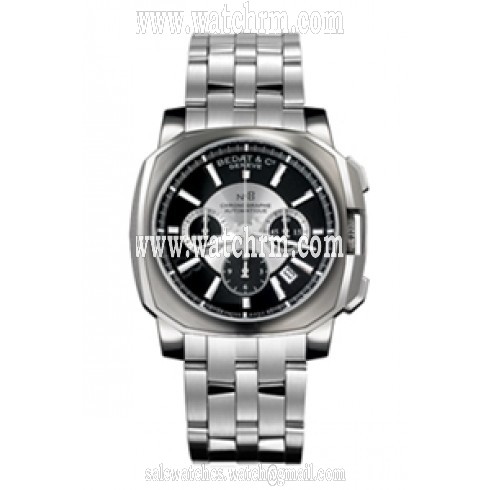 Bedat No 8 Black and Silver Dial Stainless Steel Men's Watch 867.011.311