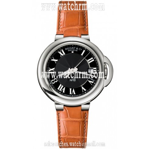 Bedat No. 8 Black Dial Brown Leather Automatic Men's Watch 831.010.300