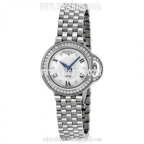 Bedat No. 8 Diamond Mother of Pearl Guilloche Dial Ladies Watch 827.041.909