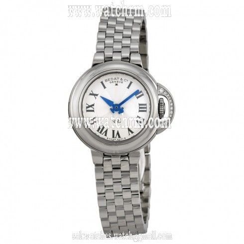 Bedat No. 8 Silver Dial Stainless Steel Diamond Ladies Watch 827.021.600