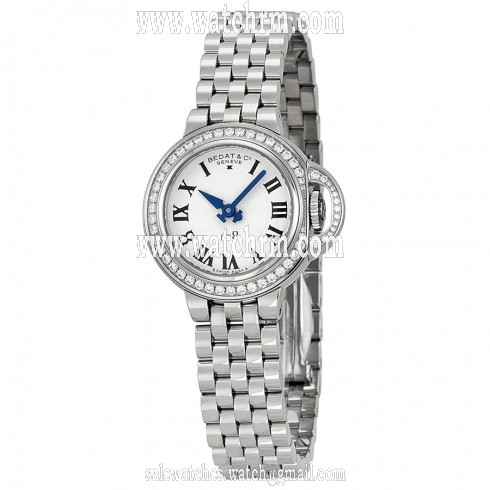 Bedat No. 8 Silver Dial Stainless Steel Diamond Ladies Watch 827.041.600