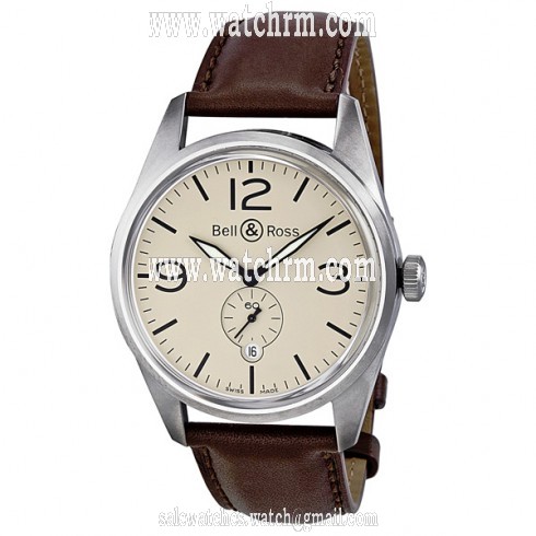 Bell and Ross 123 Original Leather Men's Watch BLRBR123-ORIG-BG
