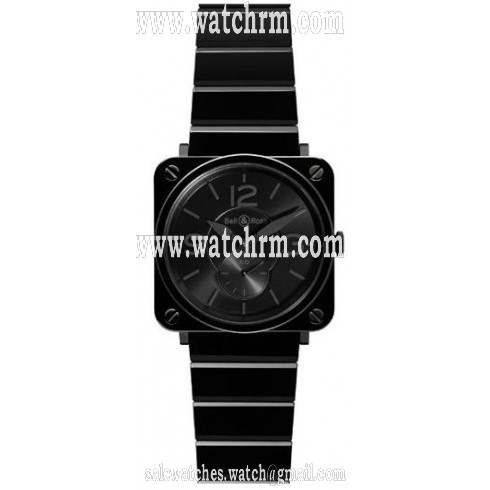 Bell and Ross Aviation Black Phantom Ceramic Unisex Watch BRS-BLK-CER-PHT