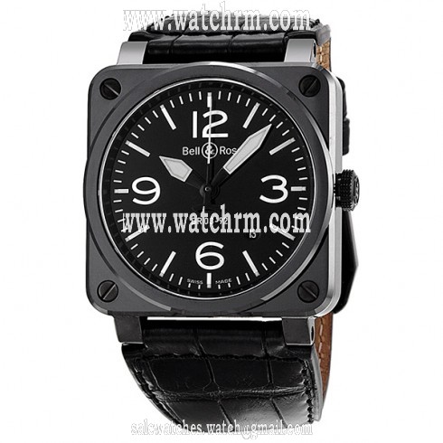 Bell and Ross Aviation Black Watch BR0392-CERAM-ALI