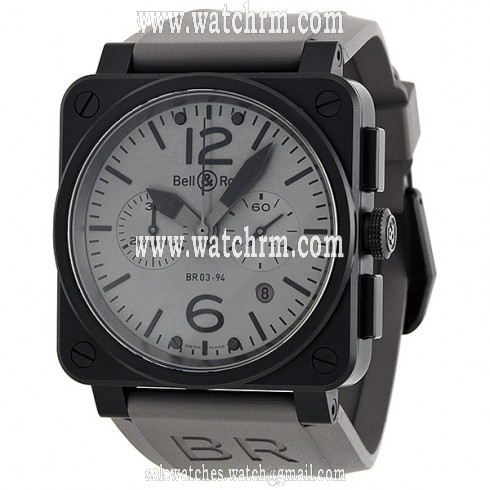 Bell and Ross Commando Automatic Chronograph Dark Grey Men's Watch BR0394-COMMANDO