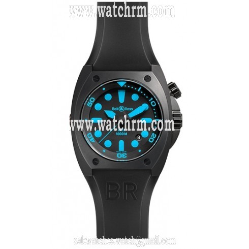 Bell and Ross Marine Black Dial Men's Watch BR02-BLEU