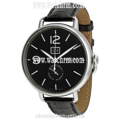 Bell and Ross Vintage Automatic Black Dial Black Leather Men's Watch BLRBRWW190-BL-ST