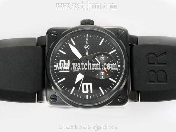 Bell Ross BR01-92 BR01-92-BD-B-V-27 Black Dial PVD Case PVD Bezel Watch