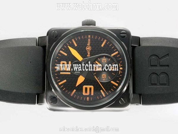 Bell Ross BR01-92 BR01-92-BD-B-V-27 Midsize 42x42mm PVD Case Watch