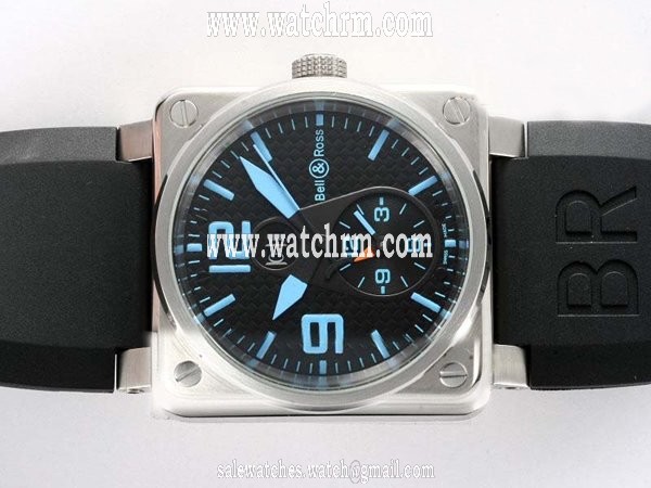 Bell Ross BR01-92 BR01-92-BD-B-V-27 Stainless Steel Case Stainless Steel Bezel Black Dial Watch