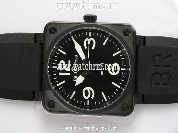 Bell Ross BR01-92 BR01-92 Black Square Midsize Automatic Watch