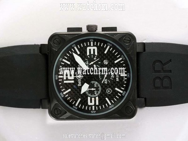 Bell Ross BR01-94 Chronograph BR01-94 Black Quartz Chronograph Midsize Watch