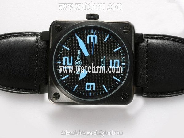 Bell Ross BR01-94 Limited editions BR01-92 Blue Rubber Midsize PVD Bezel Automatic Watch