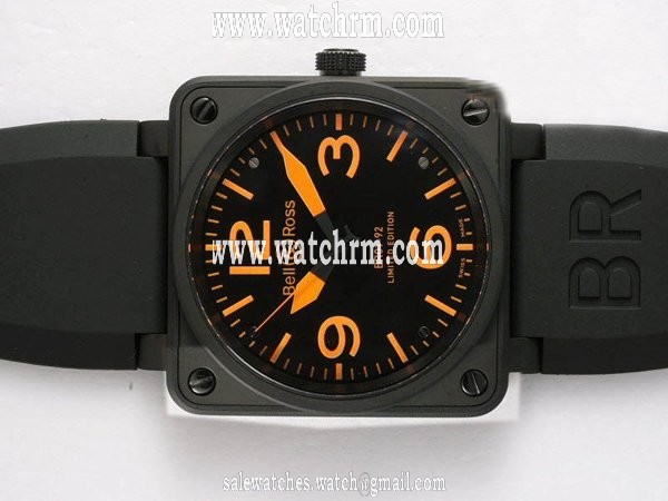 Bell Ross BR01-94 Limited editions BR01-92 Orange PVD Case Square Watch