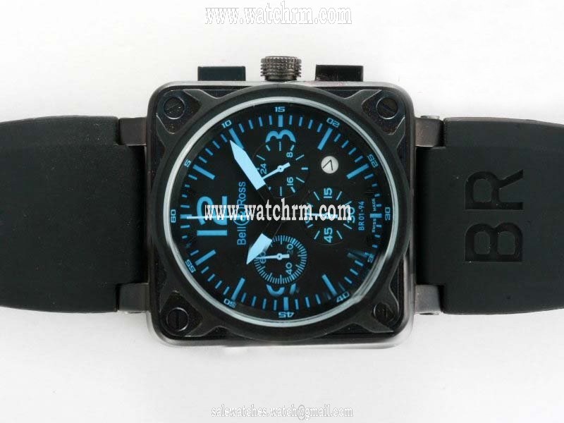 Bell Ross BR01-94 Limited editions BR01-94 Blue Quartz Chronograph 46mm Watch