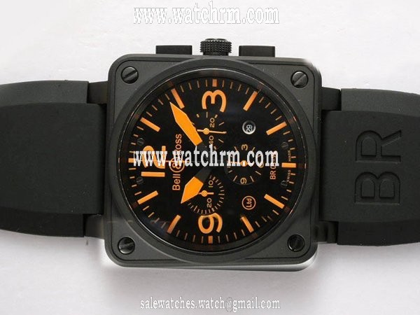 Bell Ross BR01-94 Limited editions BR01-94 Orange 46x46mm Black Dial Watch