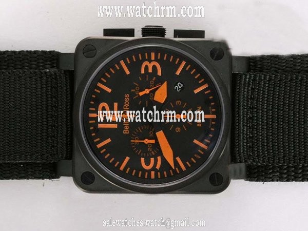 Bell Ross BR01-94 Limited editions BR01-94 Red 42x42mm Black Dial Quartz Chronograph Watch