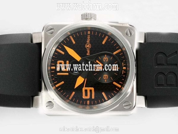 Bell Ross BR01-94 Titanium BR01-94 Titanium Orange 42x42mm Automatic Watch