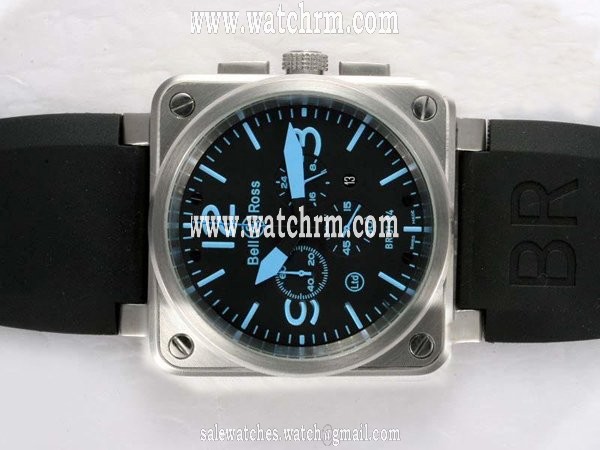 Bell Ross BR01-94 Titanium BR01-94 Titanium Square Quartz Chronograph Watch