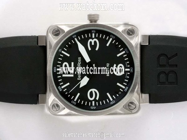 Bell Ross BR01-96 Big Date BR01-96 Big DATE Black Dial Square Black Dial Watch
