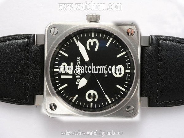 Bell Ross BR01-96 Big Date BR01-96 Black 46x46mm Automatic Midsize Watch