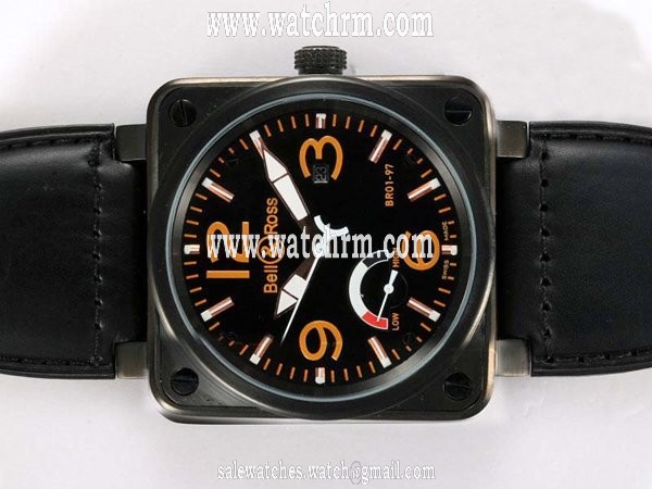 Bell Ross BR01-97 Power Reserve BR01-97 Power Reserve Automatic 46x46mm Black Dial Watch
