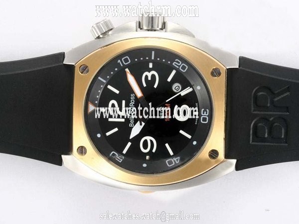 Bell Ross BR02 BR02 Pink Gold Carbon Finish 44mm Automatic Midsize Watch