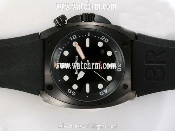 Bell Ross BR02 BR02 PRO Dial Carbon Finish PVD Bezel Black Dial Watch